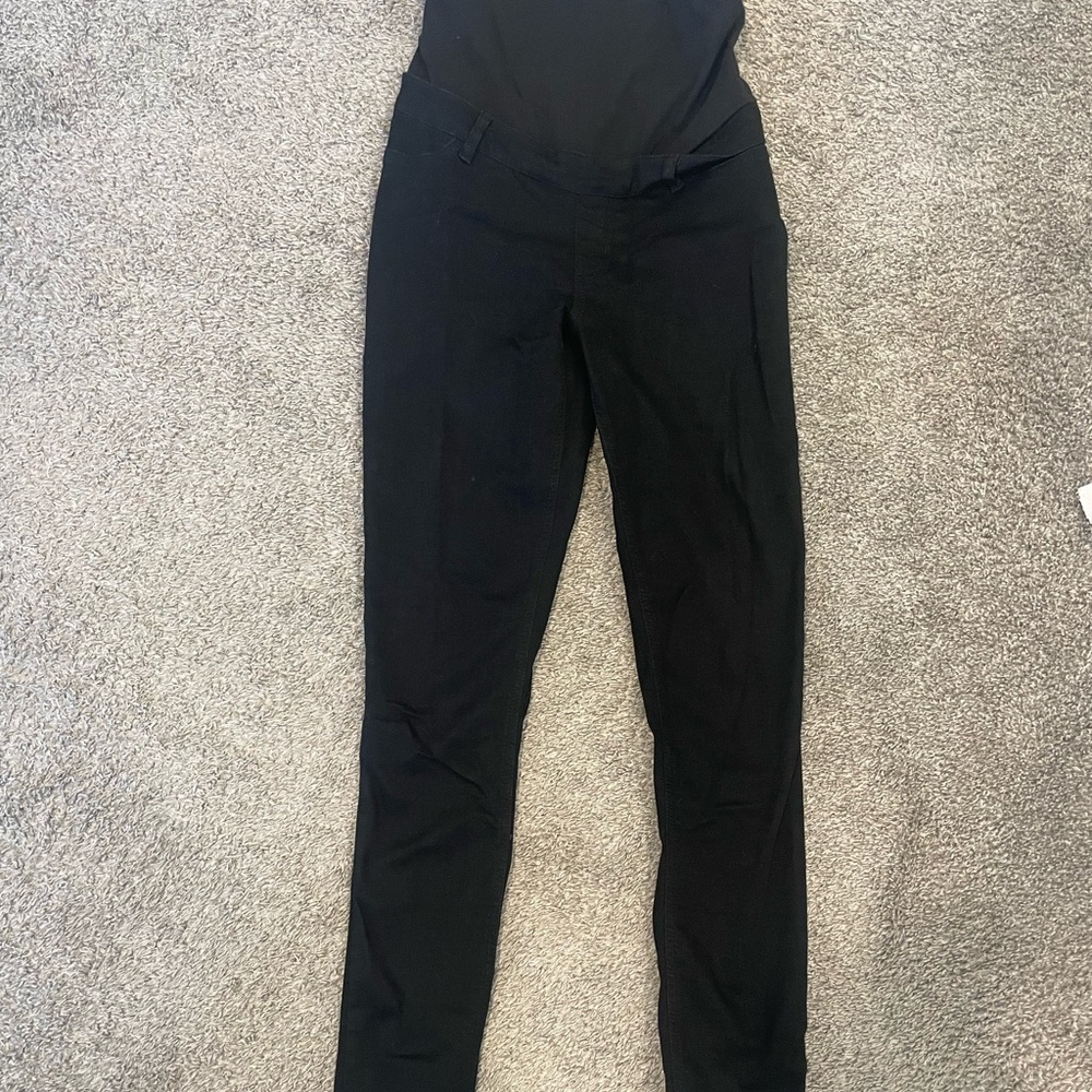 Long Tall Sally Black Maternity Jeans size 4